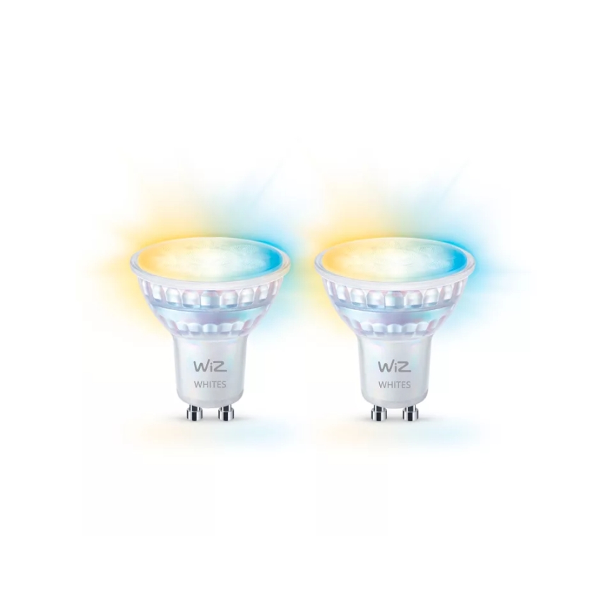 SET van 2 dimbare LED-lampen met bewegingssensor PAR16 GU10/4,7W/230V 2700-6500K CRI 90 Wi-Fi - WiZ