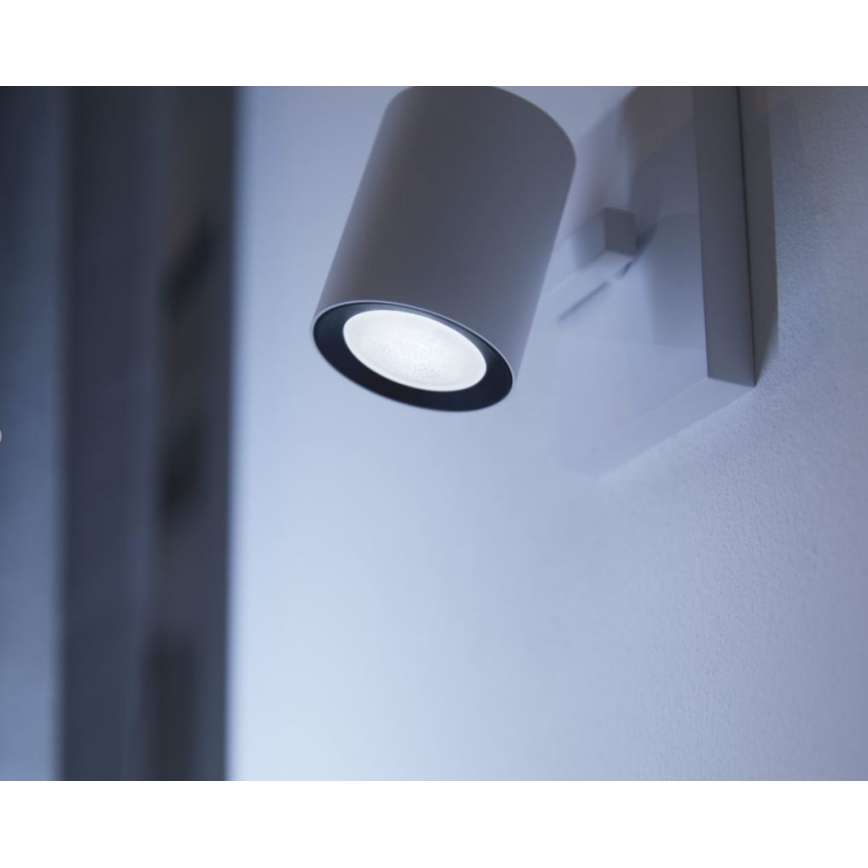 Set van 2 dimbare Philips Hue White Ambiance GU10/4,2W/230V 2200-6500K + Hue Bridge