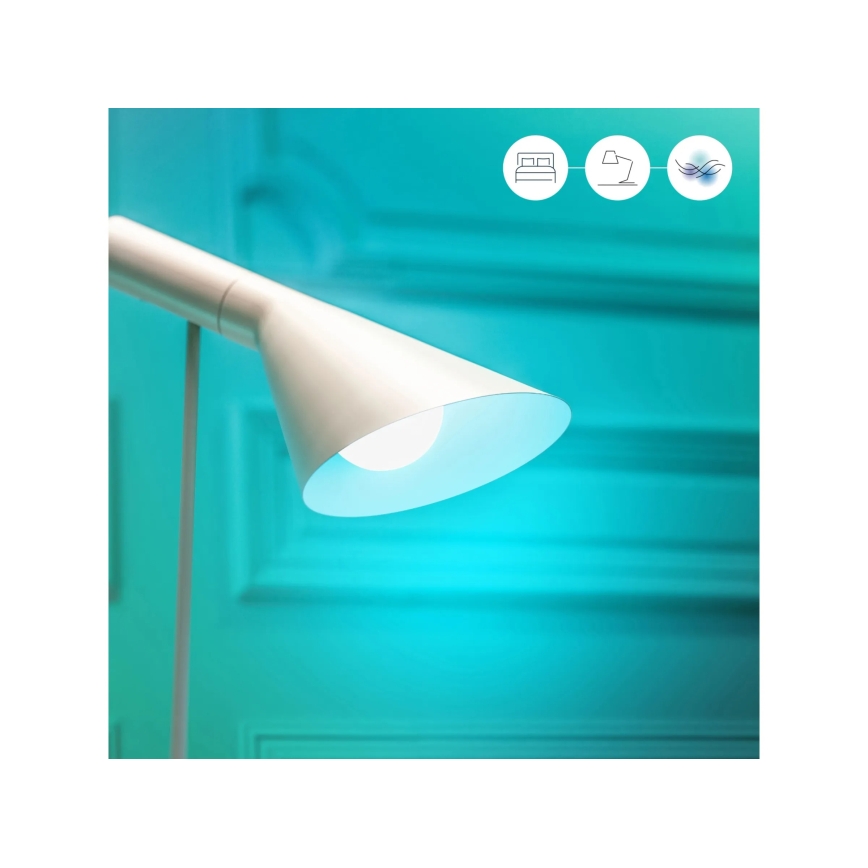 Set van 2 dimbare LED RGBW-lampen A60 E27/9W/230V 2200-6500K Wi-Fi + afstandsbediening - WiZ
