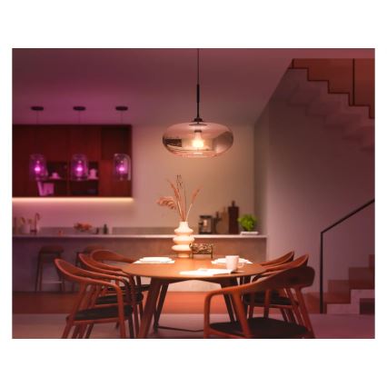 Set van 2 dimbare LED-lampen Philips Hue WHITE AND COLOR AMBIANCE E27/6W/230V 1000-20000K