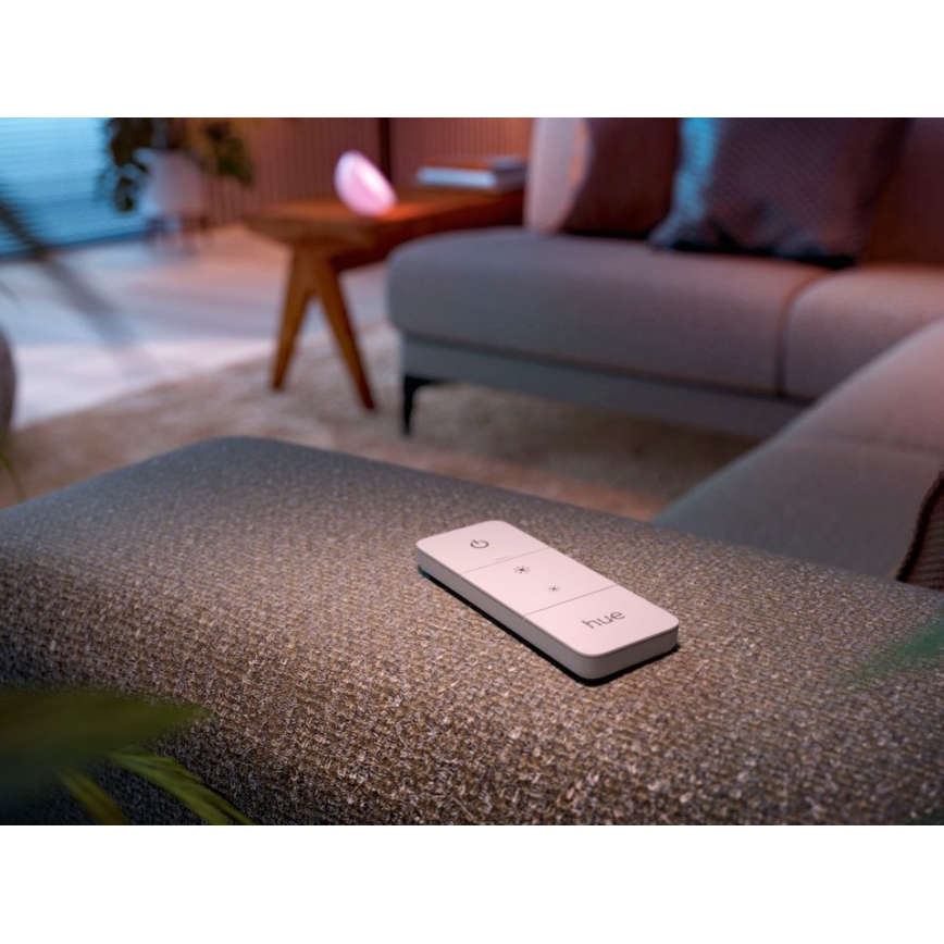 Set van 2 dimbare Philips Hue WHITE AMBIANCE GU10/4,2W/230V 2200-6500K LED-spots + dimmer-schakelaar