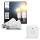 Set van 2 dimbare Philips Hue WHITE AMBIANCE LED-lampen E27/8,1W/230V 1000-20000K + bewegingssensor