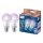 Set van 2 dimbare RGB-LED-lampen Philips SMART A60 E27/8,5W/230V 2200-6500K