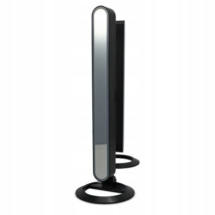 SET van 2 dimbare RGBIC-LED tafellampen, 5W/5V, zwart + afstandsbediening