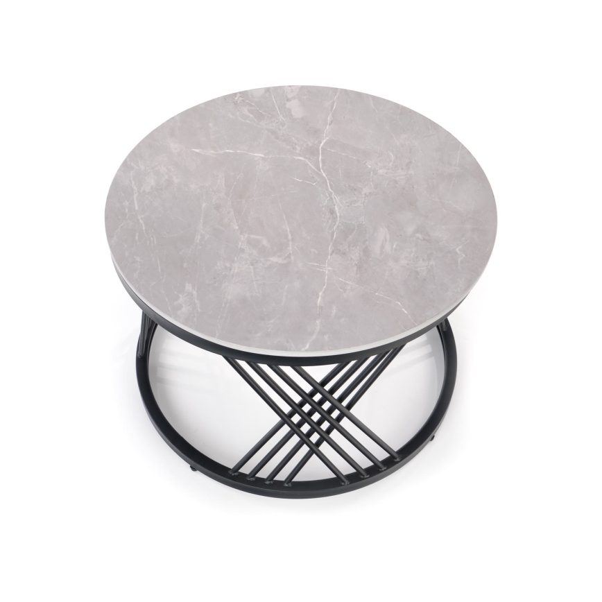 Set van 2 ELEGRA salontafels, grijs