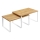 Set van 2 opbergplanken MARGE, wit/bruin