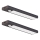 Set van 2 oplaadbare meubelverlichting met bewegings- en schemersensor VIRO LED/1W/3,7V 800 mAh 3000/4000/6500K 20 cm zwart