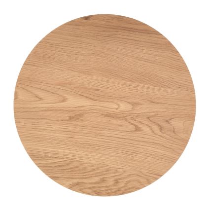 Set van 2 salontafels ZENYA eik/zwart