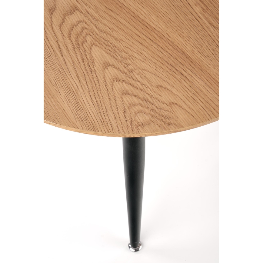 Set van 2 salontafels ZENYA eik/zwart