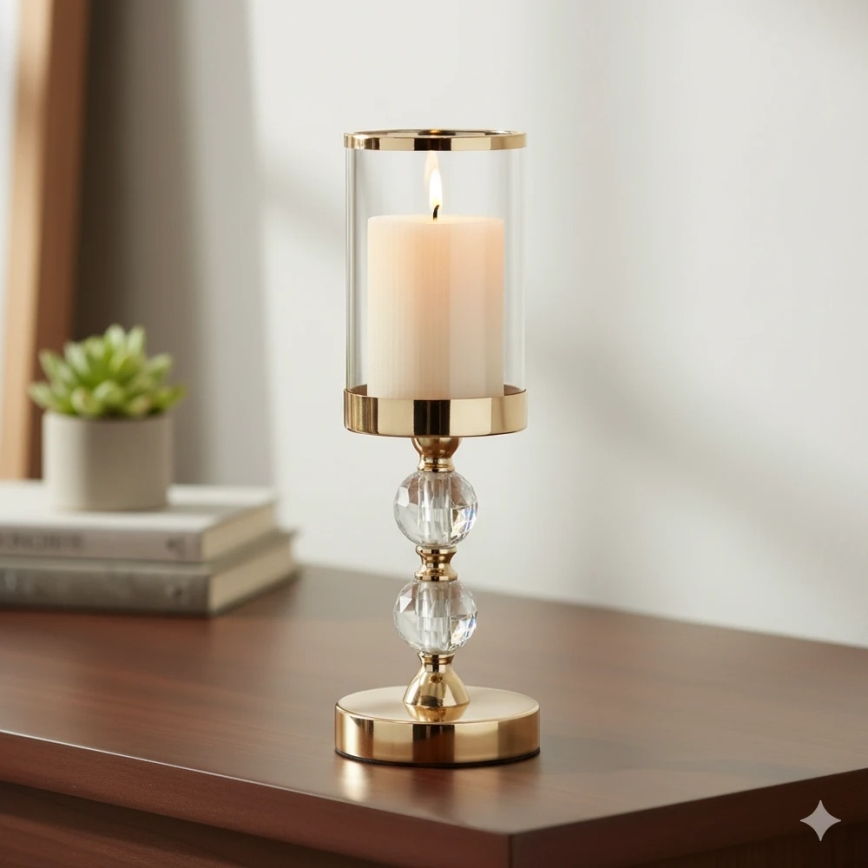 Set van 3 BRILLO LED-kaarsen, LED/3xAAA, crèmekleurig + afstandsbediening