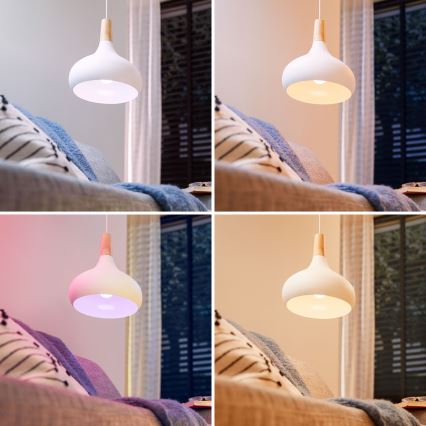 SET 3x dimbare LED-RGB-lampen Philips SMART C37 E14/4,9W/230V 2200-6500K CRI 90