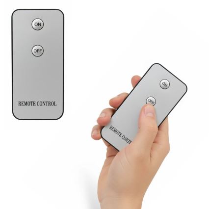 Set van 3 LED-kaarsen BRILLO LED/2xAA, zwart, inclusief afstandsbediening