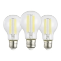 Set van 3 LED-lampen A60 E27, 3,8W, 230V, 2700K – Eglo 110437