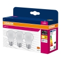 Set van 3 LED-lampen A60 E27/8W/230V 3000K - Osram