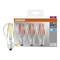 Set van 3 LED-lampen BASE CLASSIC FILAMENT A60 E27/11W/230V 4000K - Osram
