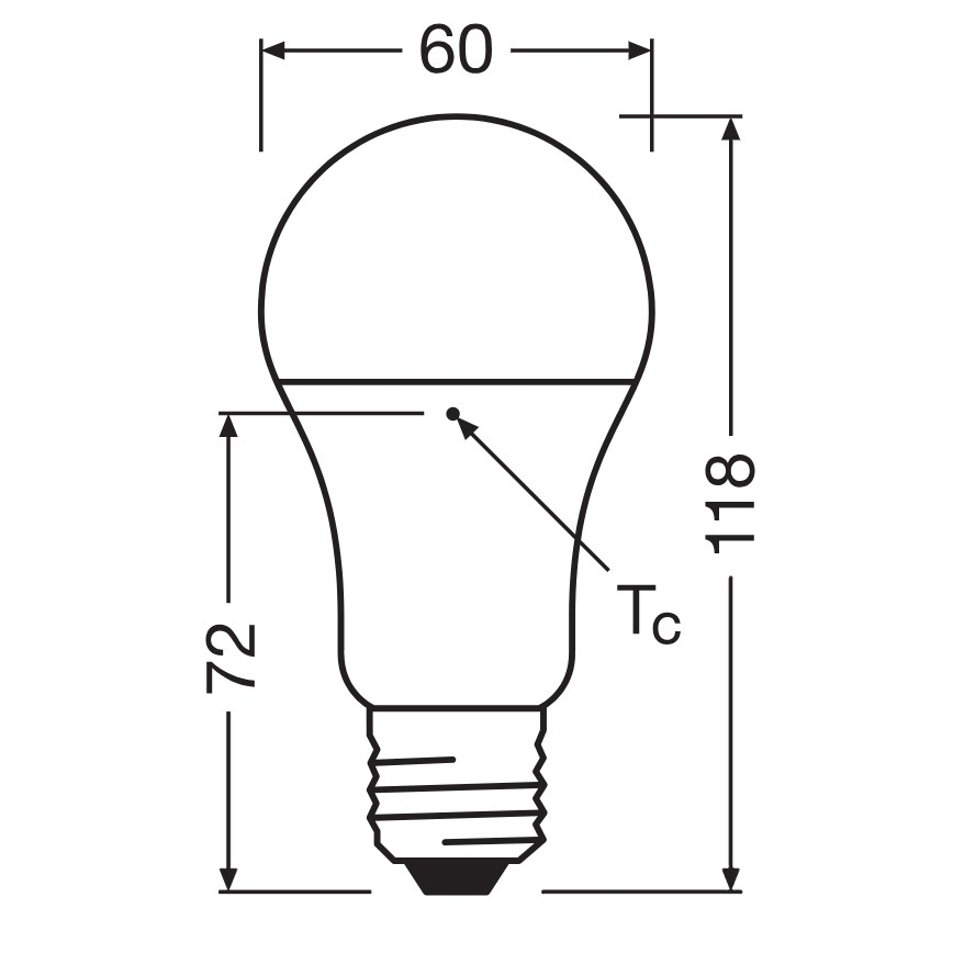 Set van 3 LED-lampen van gerecycled kunststof A100 E27/14W/230V 4000K - Osram