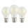 Set van 3 LED-lampen Vintage A60 E27/3,8W/230V 2700K - Eglo 110437