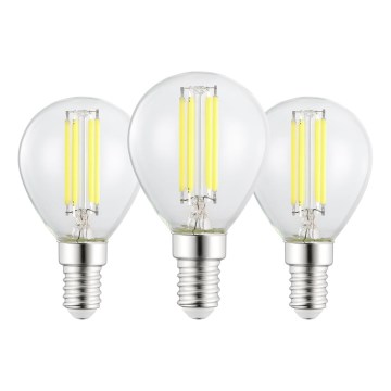 Set van 3 LED-lampen VINTAGE P45 E14/2,2W/230V 2700K - Eglo 110441