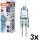 Set van 3 ovenlampen HALOSTAR G4/20W/12V 2700K - Osram