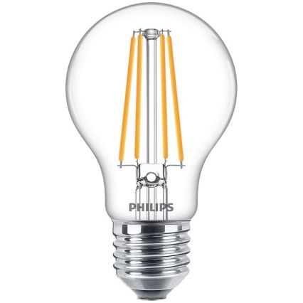 Set van 3 vintage LED-lampen Philips E27/8,5W/230V 2700K