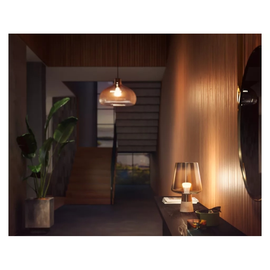 Set van 4 dimbare Philips Hue WHITE LED-lampen, E27, 7W, 230V, 2700K