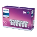 Set van 6 Philips GU10 LED-lampen, 4,6 W, 230 V, 4000 K