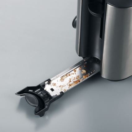 Severin AT 2515 - Broodrooster met twee sleuven 1000W/230V RVS/zwart