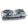 Severin DK 1014 - 2-pits kookplaat 2500W/230V RVS