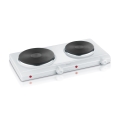 Severin DK 1042 - Twee-pits kookplaat 2500W/230V, wit