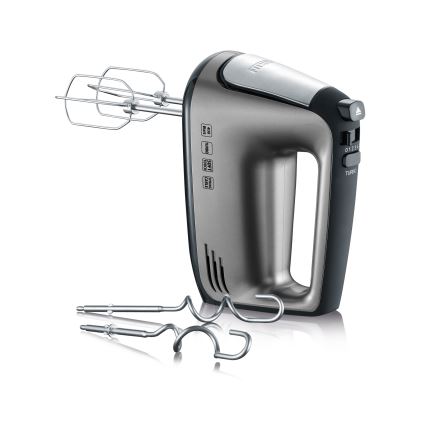 Severin HM 3832 - Handmixer 400W/230V roestvrij staal/zwart