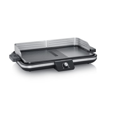 Severin PG 8564 - Elektrische tafelgrill 2300 W/230 V 50 x 30 cm, zwart