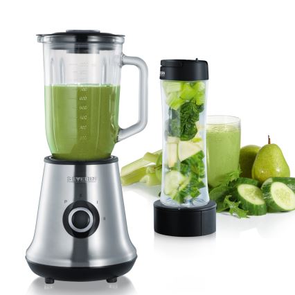 Severin SM 3737 - Tafelblender 1 l 500W/230V roestvrij staal/zwart