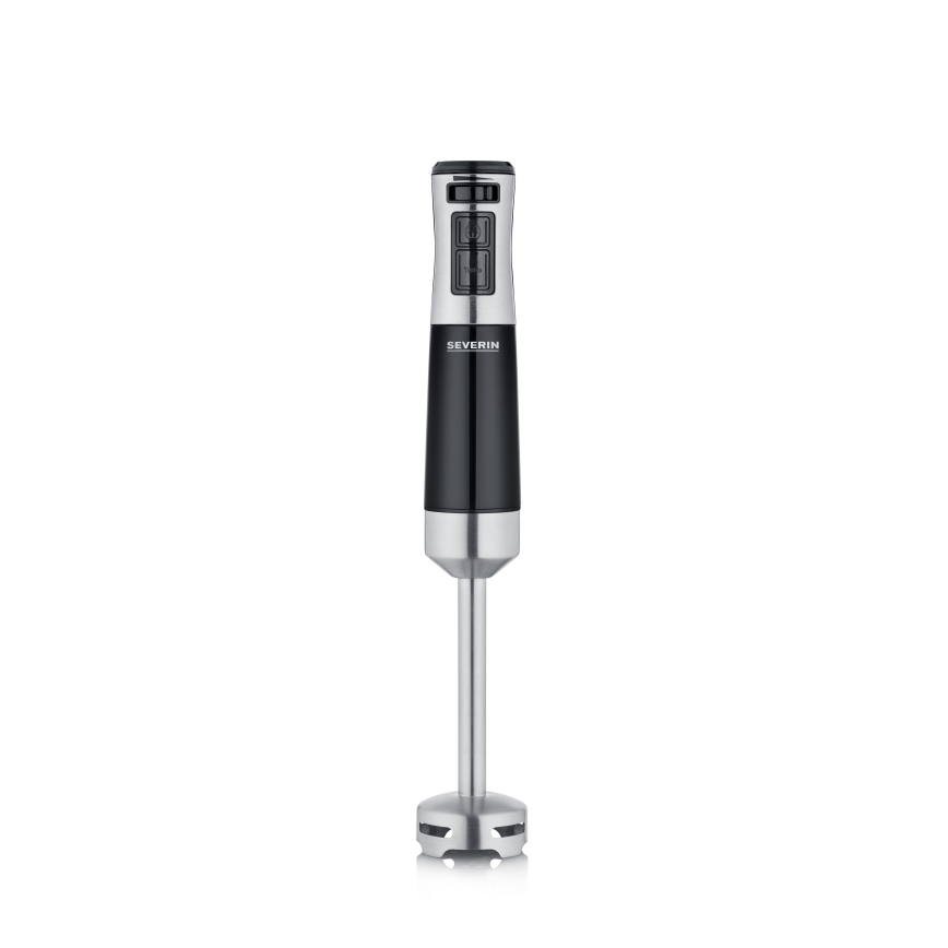 Severin SM 3772 - Staafmixer met accessoires, 600 W / 230 V, roestvrij staal/zwart