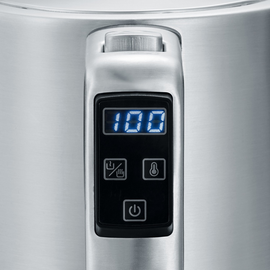 Severin WK 3418 - Elektrische waterkoker 1,7 l 3000W/230V roestvrij staal/zwart