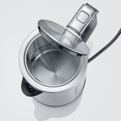 Severin WK 3418 - Elektrische waterkoker 1,7 l 3000W/230V roestvrij staal/zwart