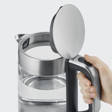 Severin WK 3420 - Elektrische waterkoker 1,7 l 2200W/230V roestvrij staal/glas