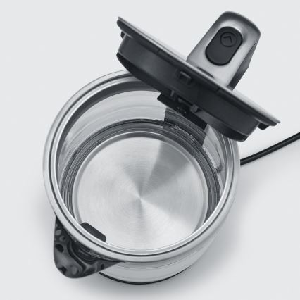 Severin WK 3420 - Elektrische waterkoker 1,7 l 2200W/230V roestvrij staal/glas