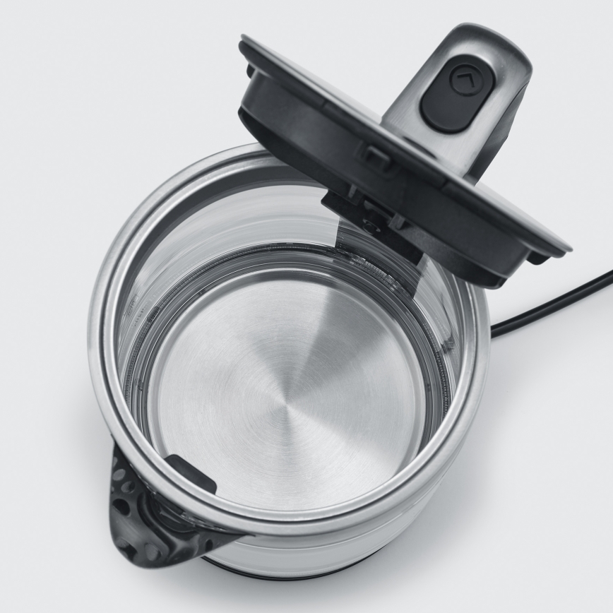 Severin WK 3420 - Elektrische waterkoker 1,7 l 2200W/230V roestvrij staal/glas