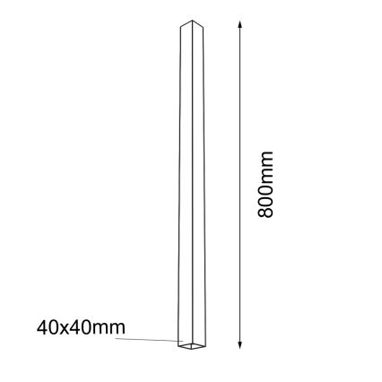 Shilo - Plafond Lamp 1xGU10/15W/230V zwart