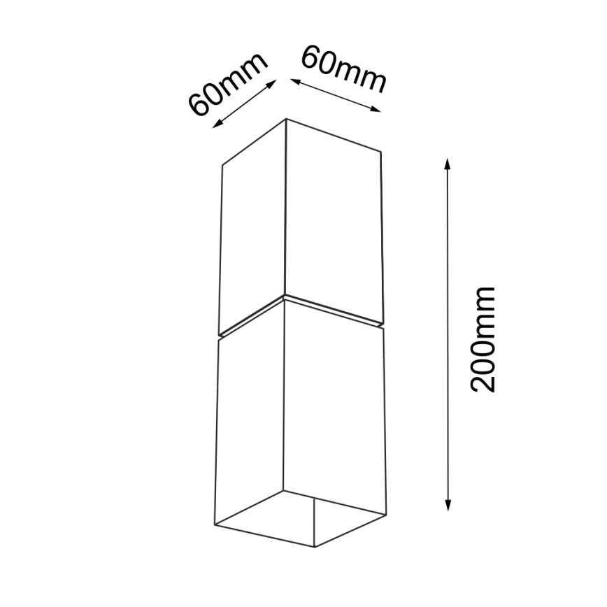 Shilo - Wand Lamp 1xG9/10W/230V zwart