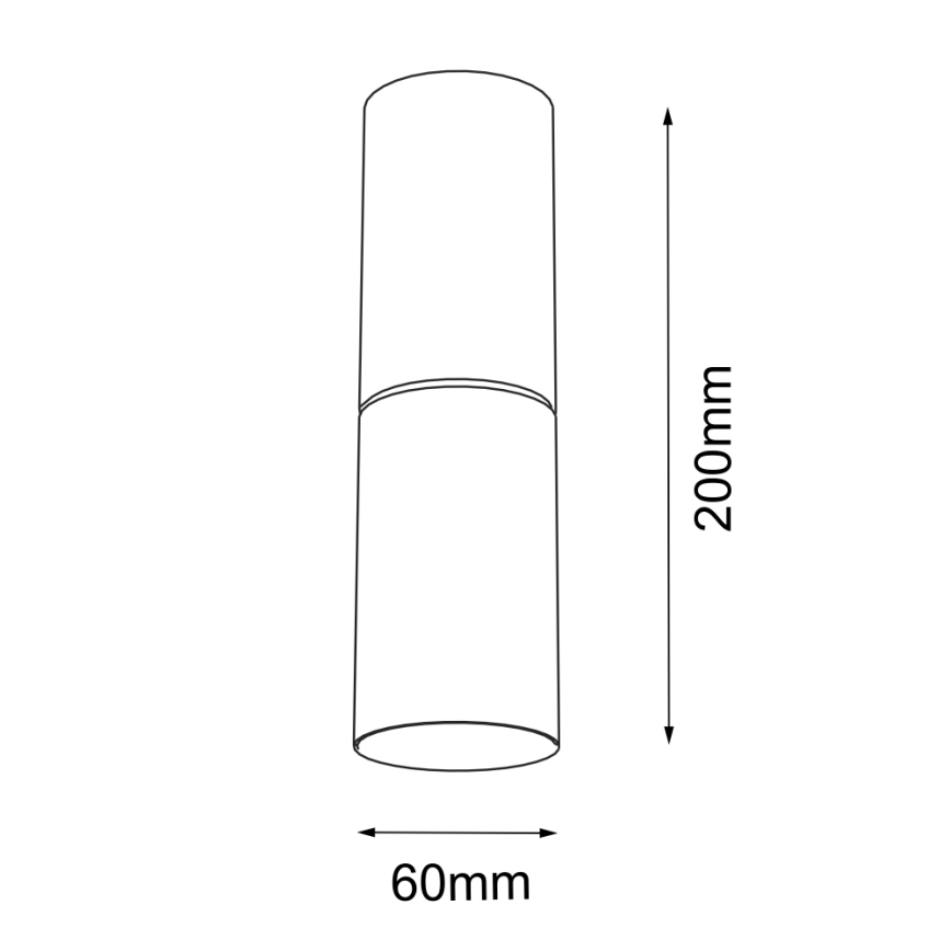 Shilo 4409 - Plafondlamp NEMURO 1xG9/10W/230V zwart