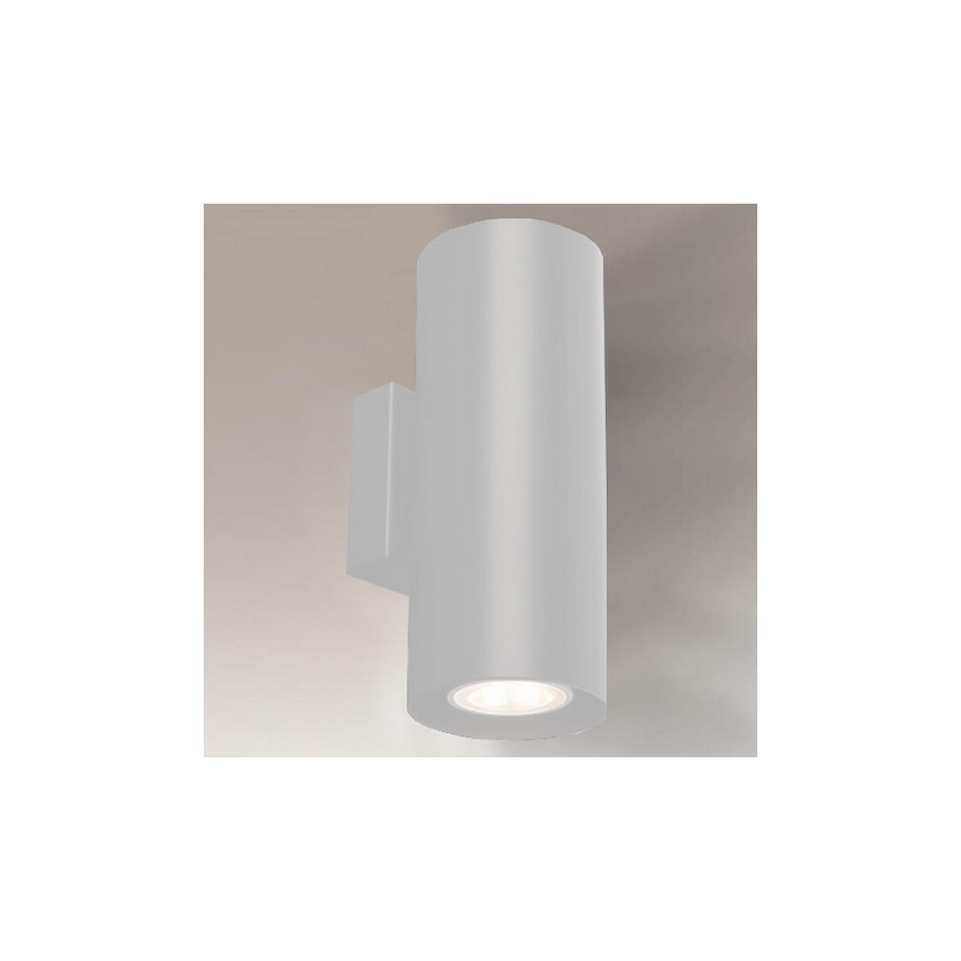 Shilo - Wand Lamp 2xGU10/15W/230V wit