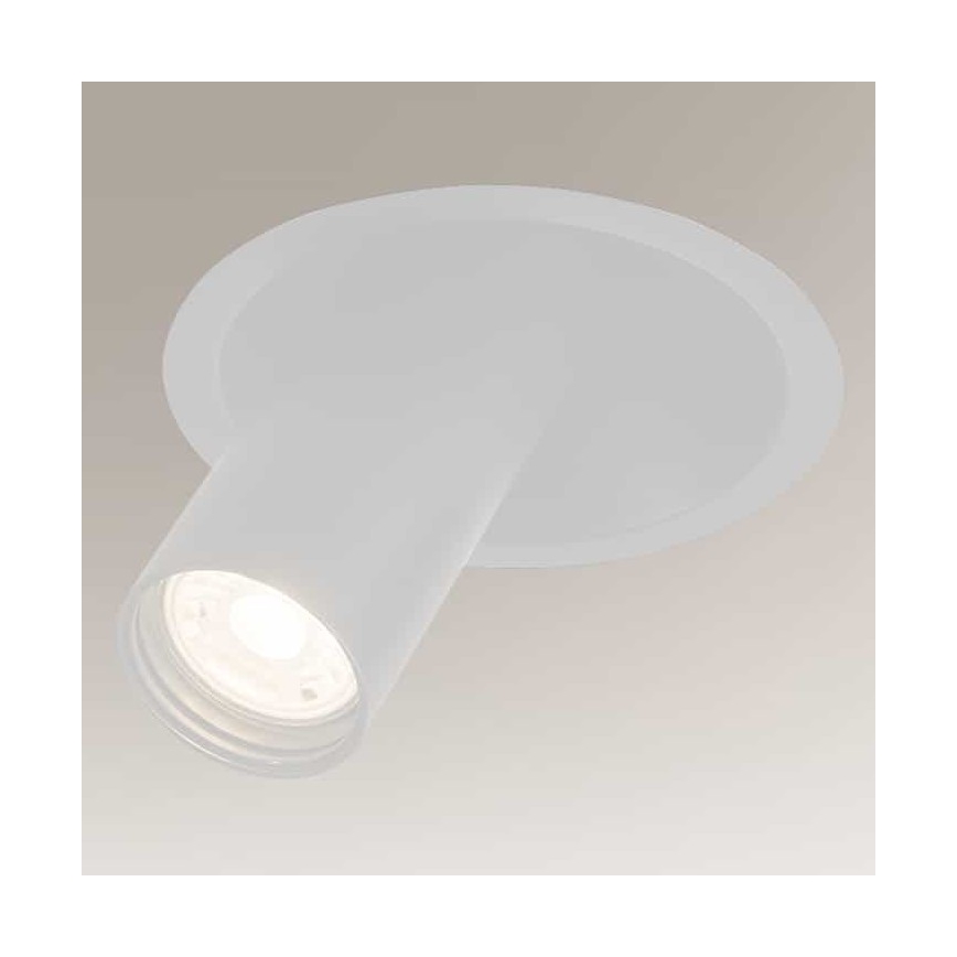 Shilo - Inbouwspot 1xGU10/MR11/15W/230V diameter 11 cm wit