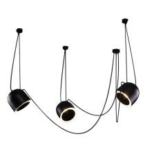 Shilo - Hanglamp aan een koord 3xE14/15W/230V zwart