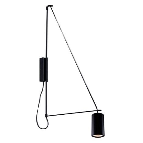Shilo - Wand Lamp 1xGU10/15W/230V zwart
