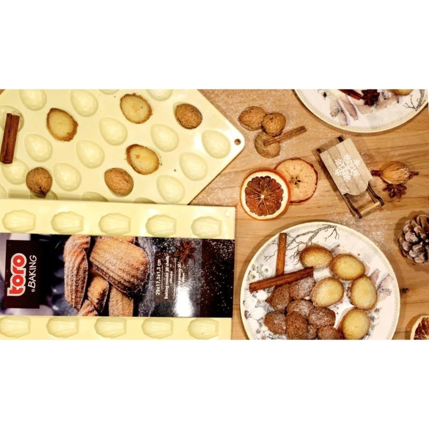 Siliconen bakvorm TORO, crème