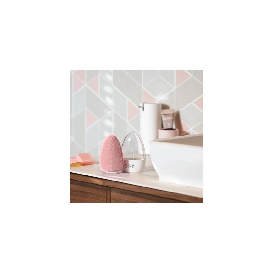 Silk’n - Gezichtsreinigingsborstel BRIGHT 5V/500 mAh roze