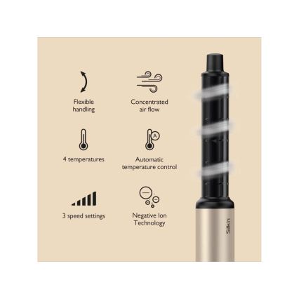 Silk’n - Haardroger SILKYAIR FLEX 230V zwart/goud