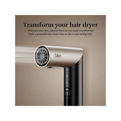 Silk’n - Haardroger SILKYAIR FLEX 230V zwart/goud