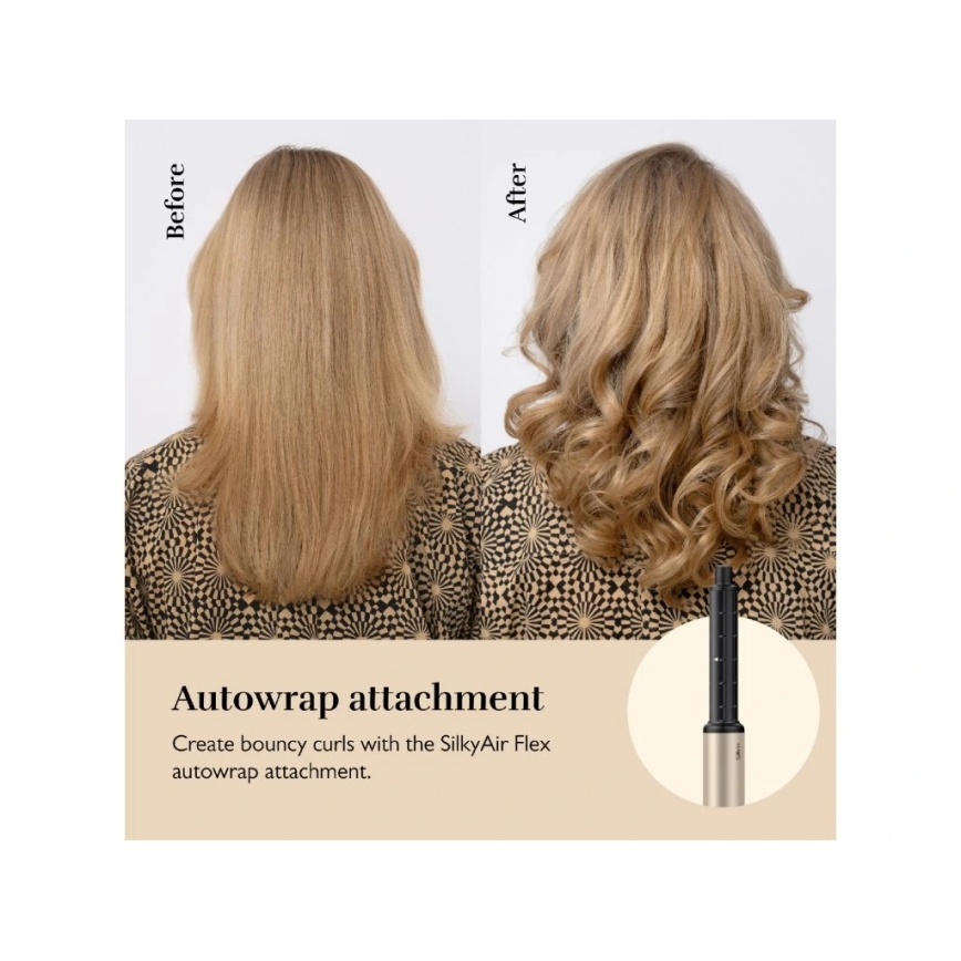 Silk’n - Haardroger SILKYAIR FLEX 230V zwart/goud